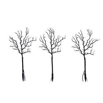 Nearly Natural Set of 3 14-Inch Pre-Lit Artificial Twig Branches with 45 LED Lights