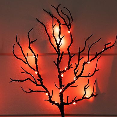 Nearly Natural Set of 3 14-Inch Pre-Lit Artificial Twig Branches with 45 LED Lights