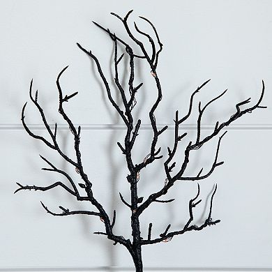 Nearly Natural Set of 3 14-Inch Pre-Lit Artificial Twig Branches with 45 LED Lights
