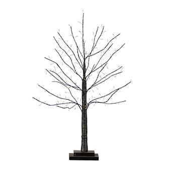 nearly natural 2-ft. Pre-Lit Artificial Black Twig Tree with 210 LED Lights