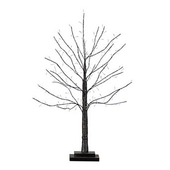 nearly natural 2-ft. Pre-Lit Artificial Black Twig Tree with 210 LED Lights