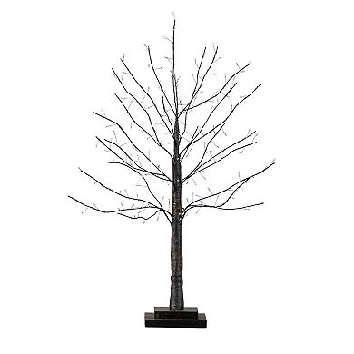 nearly natural 2-ft. Pre-Lit Artificial Black Twig Tree with 210 LED Lights