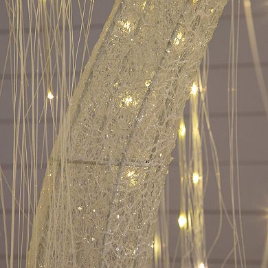 nearly natural 7-ft. Pre-Lit Artificial White Willow Tree with 400 LED Lights