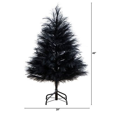 nearly natural 4-ft. Artificial Pampas Grass Halloween Tree