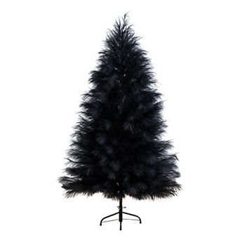 nearly natural 6-ft. Artificial Pampas Grass Halloween Tree