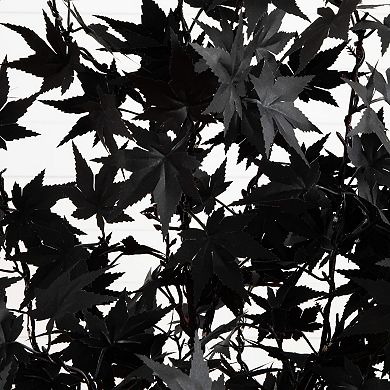 nearly natural 4-ft. Pre-Lit Artificial Halloween Black Maple Tree with LED Lights