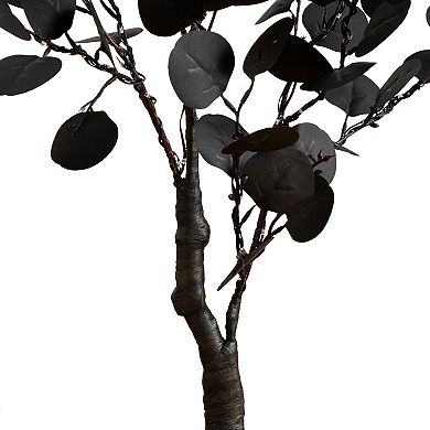 nearly natural 3-ft. Pre-Lit Artificial Eucalyptus Tree with 80 LED Lights