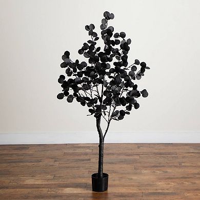 nearly natural 5-ft. Pre-Lit Artificial Eucalyptus Tree with 220 LED Lights