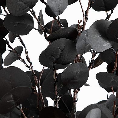 nearly natural 6-ft. Pre-Lit Artificial Eucalyptus Tree with 300 LED Lights