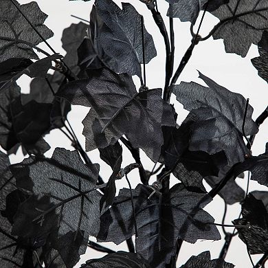 nearly natural 2-ft. Pre-Lit Artificial Halloween Black Maple Tree with LED Lights