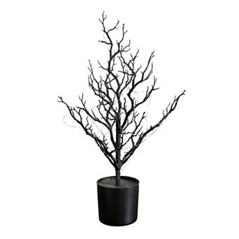 Nearly Natural 2-ft. Pre-Lit Artificial Halloween Twig Tree with LED Lights