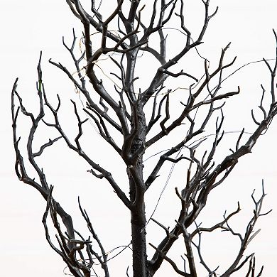 Nearly Natural 3-ft. Pre-Lit Artificial Halloween Twig Tree with LED Lights