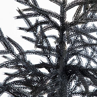 Nearly Natural 4-ft. Artificial Black Norfolk Pine Christmas Tree