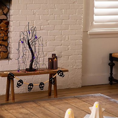 nearly natural 2-ft. Pre-Lit Artificial Spider Willow Tree with 60 LED Lights