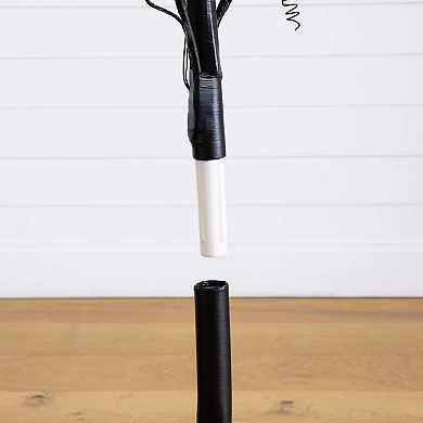 nearly natural 5-ft. Pre-Lit Artificial Halloween Pumpkins & Skulls Ornament Tree