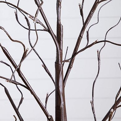 nearly natural 3-pk. Artificial Birch Trees with Warm White LED Lights