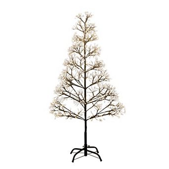 nearly natural 4-ft. Pre-Lit Artificial Halloween Starburst Tree with 800 LED Lights