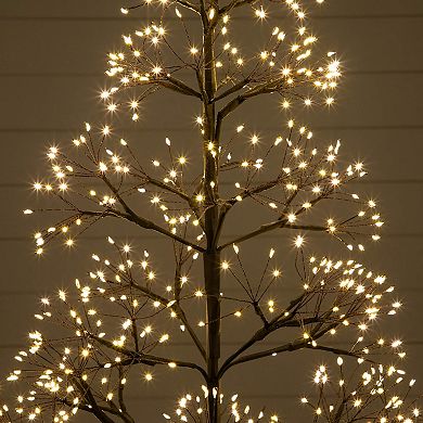 nearly natural 4-ft. Pre-Lit Artificial Halloween Starburst Tree with 800 LED Lights