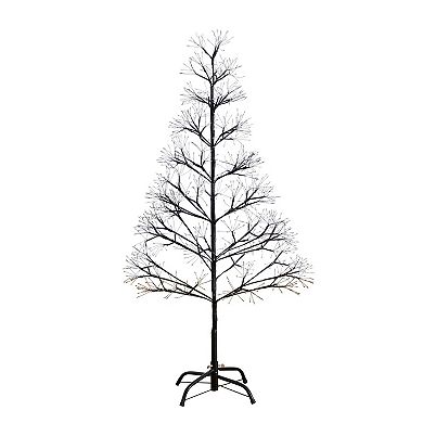 nearly natural 4-ft. Pre-Lit Artificial Halloween Starburst Tree with 800 LED Lights