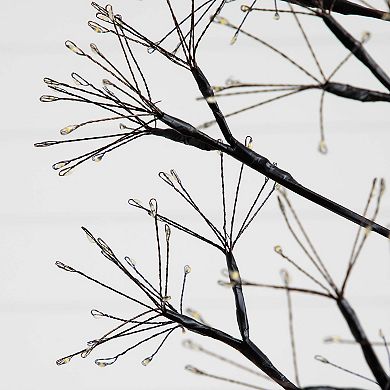 nearly natural 6-ft. Pre-Lit Artificial Halloween Starburst Tree with 1680 LED Lights