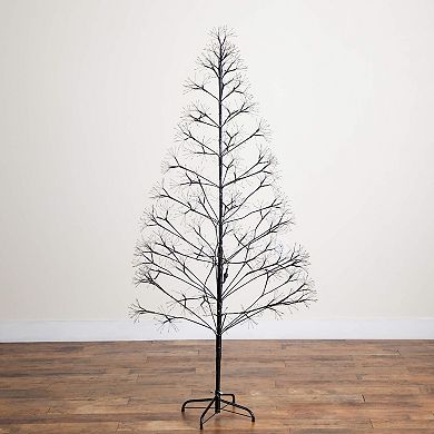 nearly natural 6-ft. Pre-Lit Artificial Halloween Starburst Tree with 1680 LED Lights