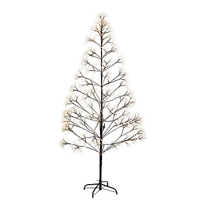 nearly natural 6-ft. Pre-Lit Artificial Halloween Starburst Tree with 1680 LED Lights