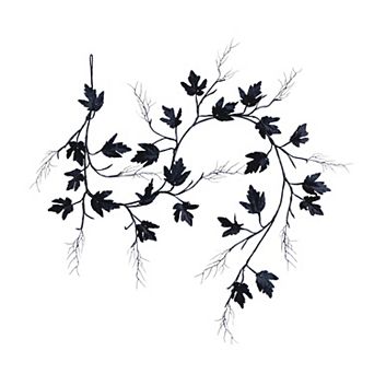 nearly natural 6.5-ft. Pre-Lit Artificial Maple Garland with 48 LED Lights