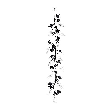 nearly natural 6.5-ft. Pre-Lit Artificial Maple Garland with 48 LED Lights