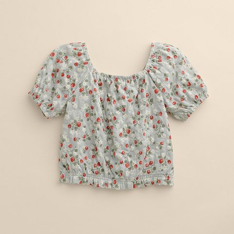 Детский топ Little Co. by Lauren Conrad с объёмным рукавом
