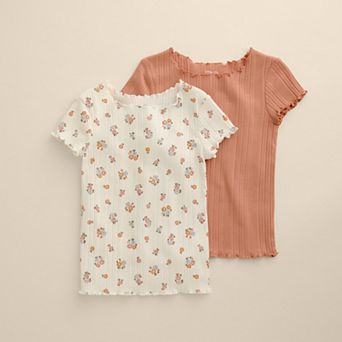 Baby & Toddler Girls Little Co. by Lauren Conrad 2-Pack Lettuce Rib Tees