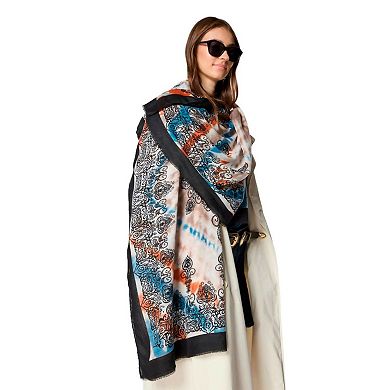 Women's Colorful, Patterned Lightweight Shawls or Shoulder Covers For Fall or Spring-Gift for Her