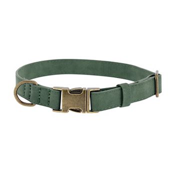 Dog Collar, Soft PU Durable Heavy Duty with Quick Release Metal Buckle, Puppy, Adjustable for Dogs