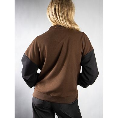 Jess by Meiko Classic Color Blocked Varsity Jacket