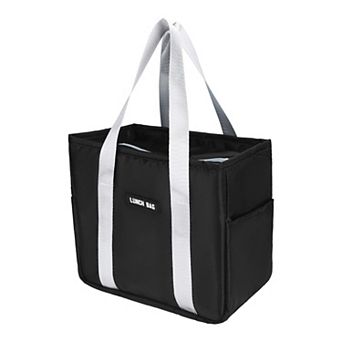 Insulated Lunch Bag, Cute Tote Bag Lunch Box Large Capacity, Reusable Cooler Bag 10.6*7.1*7.9in