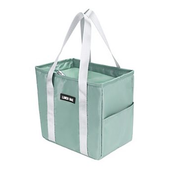 Insulated Lunch Bag, Cute Tote Bag Lunch Box Large Capacity, Reusable Cooler Bag 10.6*7.1*7.9in