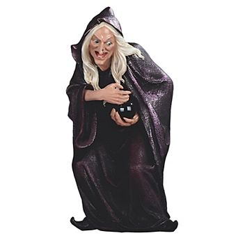FC Design 11"H Witch with Crystal Figurine Decoration Home Room Decor