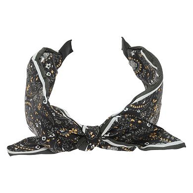 Wide Tie Paisley Bow Headbands for Women 1 Pc