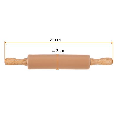 2pcs Silicone Rolling Pins for Baking 31cm x 4.2cm