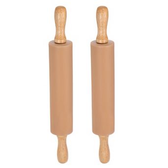 2 pc Silicone Rolling Pins for Baking 31cm x 4.2cm