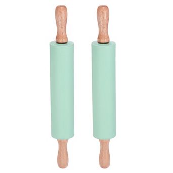 2 pc Silicone Rolling Pins for Baking 31cm x 4.2cm