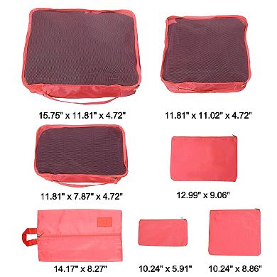 Zipper Design Packing Cube Set for Luggage 7 Pcs