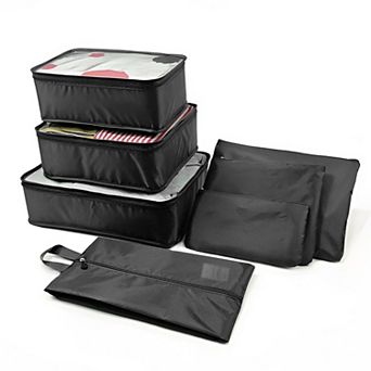 Zipper Design Packing Cube Set for Luggage 7 pc