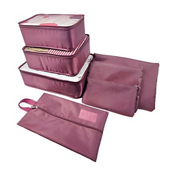 Zipper Design Packing Cube Set for Luggage 7 pc