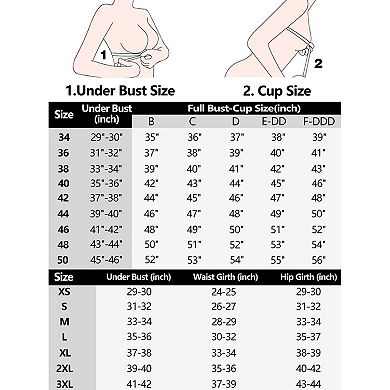 Women's Zip Front Closure Full Coverage Wirefree Tank Back Bralette Wide Straps Bras