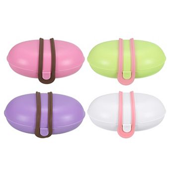 Travel Soap Holder, 4 Pack Soap Bar Container