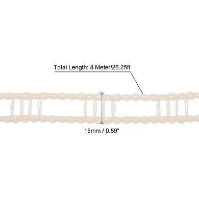Portable Clothesline, 26.25ft Nylon Windproof Non-Slip Washing Line Rope
