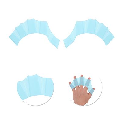 Unisex Duck Paw Hand Flippers 1 Pair 6.69"x2.17"