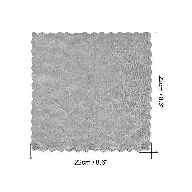 18Pcs Kitchen Dish Cloths, 8.6" Coral Velvet Dish Towels