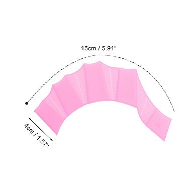 Unisex Duck Paw Hand Flippers 1 Pair 5.91"x1.57"