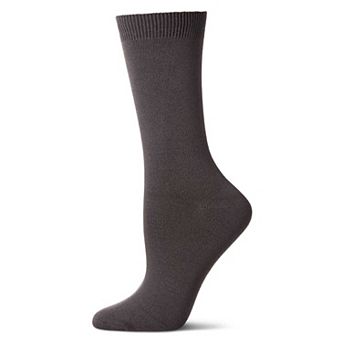 Women's Flat-Knit Crew Socks